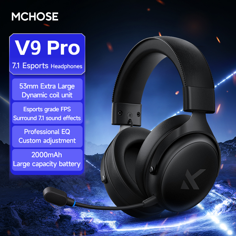 Gaming Headset 7.1 - MCHOSE V9 Pro 2 Headset with