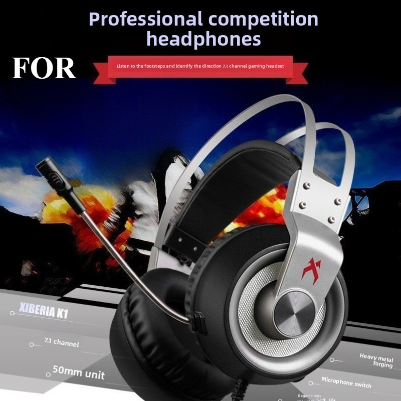 Suitable for K1USB 7.1 channel - Gaming Headset 7.1 ulasan dan harga