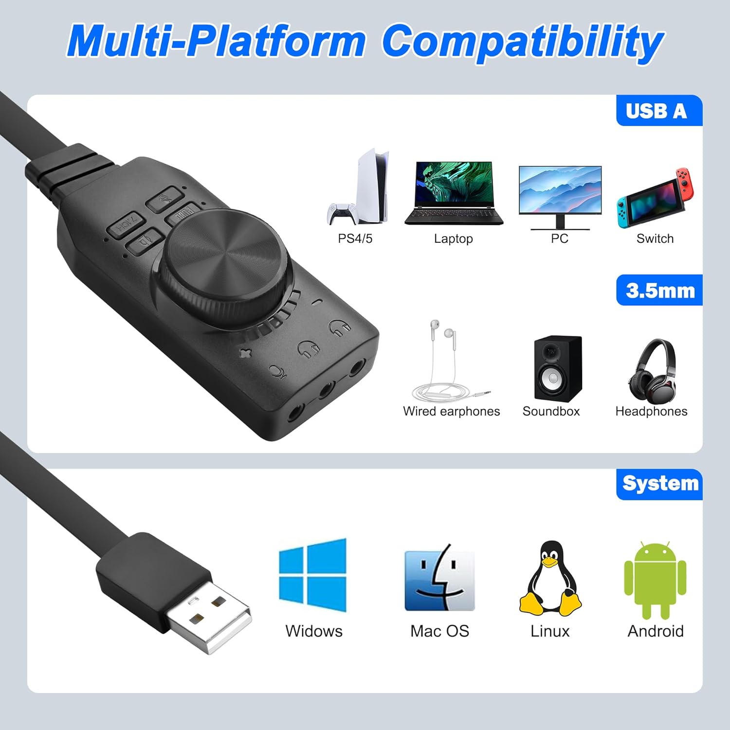 USB Sound Card Virtual 7.1 Sur - Gaming Headset 7.1 ulasan dan harga