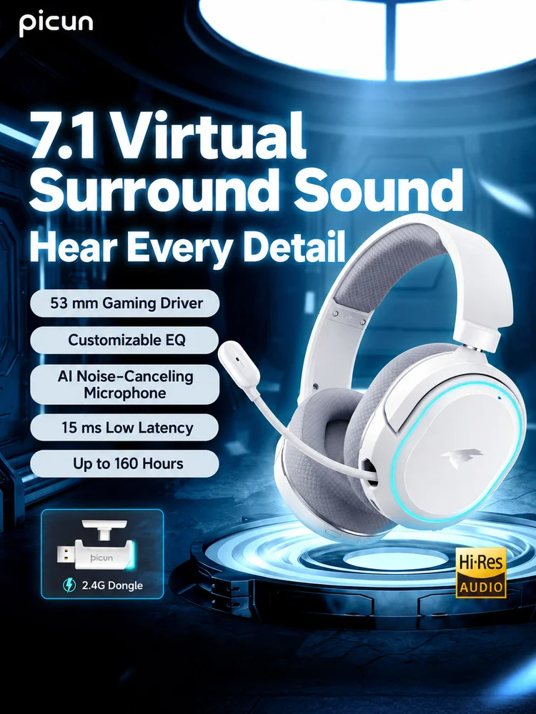 Picun G2 Pro Gaming Headset, 2 - Gaming Headset 7.1 ulasan dan harga